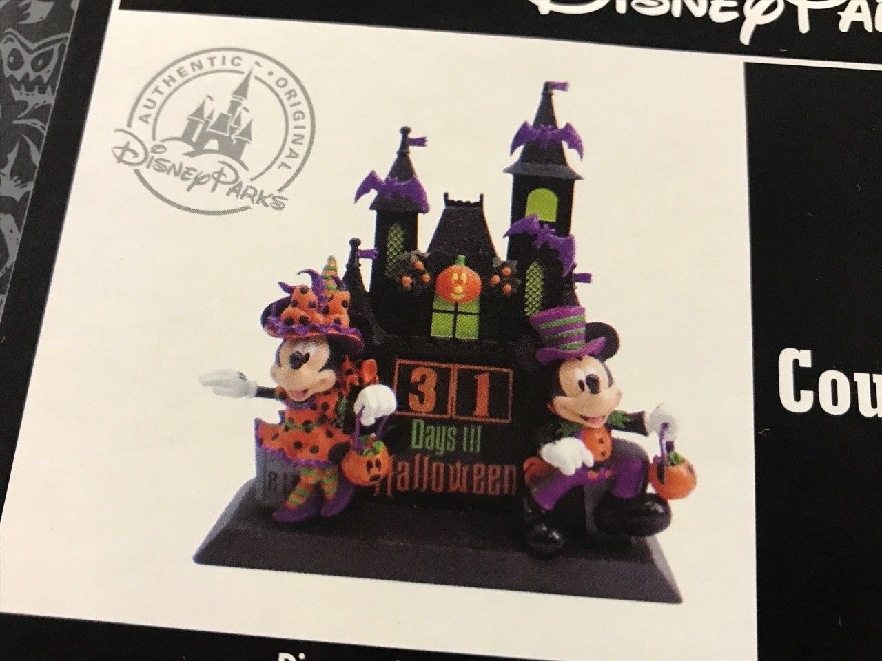 Walt Disney World Parks Mickey, Minnie Figures: Halloween Countdown Halloween Countdown Calendar Chocolate