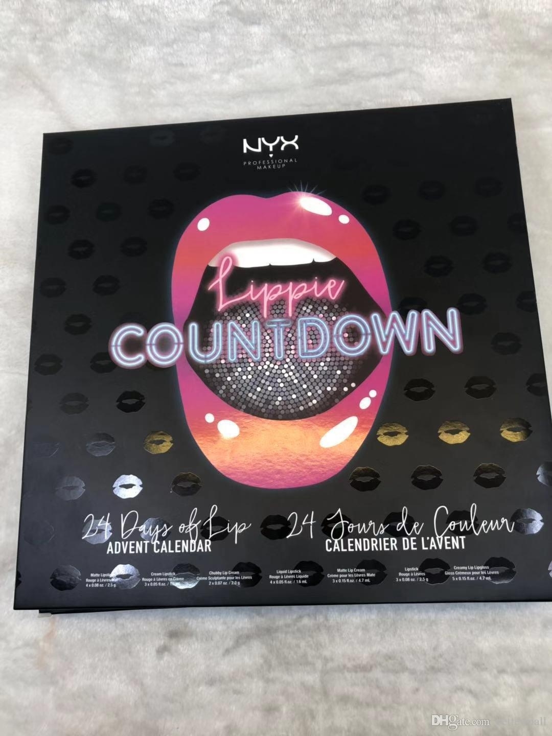 Waterproof Long Lasting Nyx Lippie Countdown 24 Days Of Lip Advent Nyx Countdown Calendar Uk