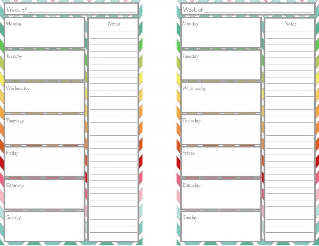 Weekly Calendar Half Page | Diy Home Sweet Home | Bloglovin&#039; Blank Calendar Half Page