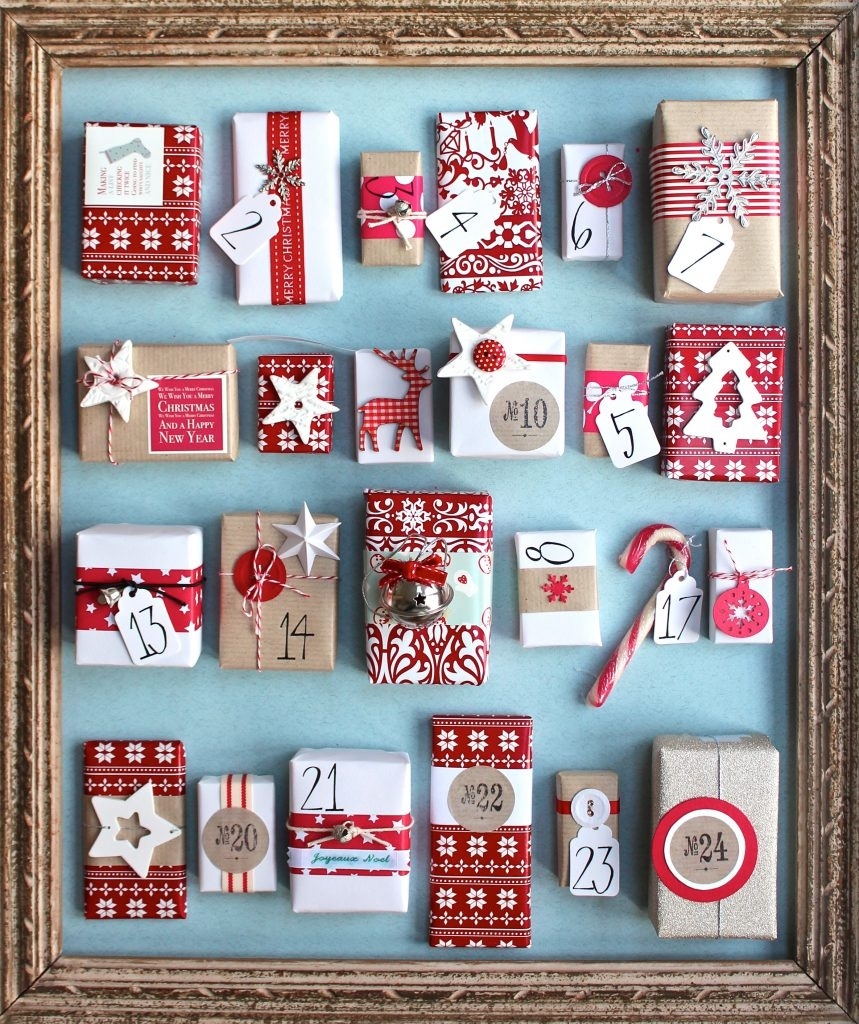 10 Advent Calendars Ideas | 101 Craft Ideas And Tutorials Christmas Countdown Calendar Gifts