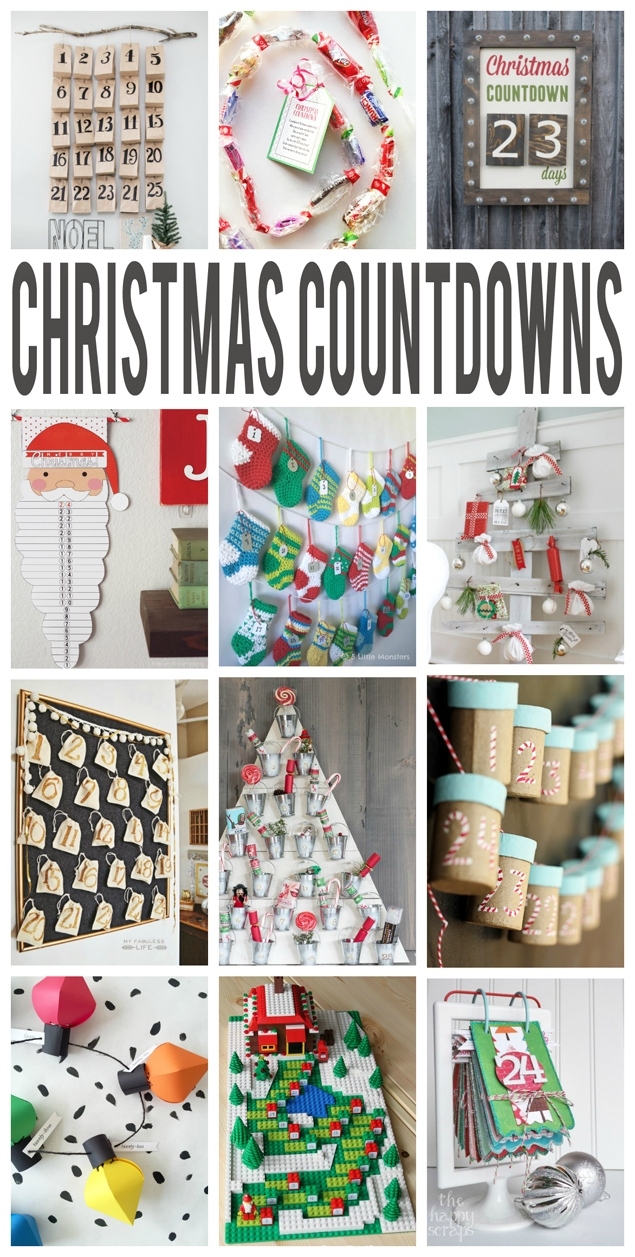20+ Fun Christmas Countdown Ideas - Eighteen25 Christmas Countdown Calendar 100 Days