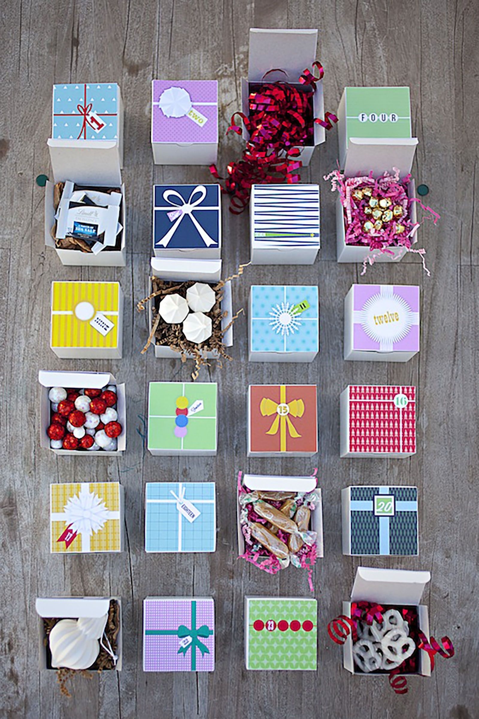 40 Diy Advent Calendar Ideas - Homemade Christmas Advent Calendars Christmas Countdown Calendar Gifts