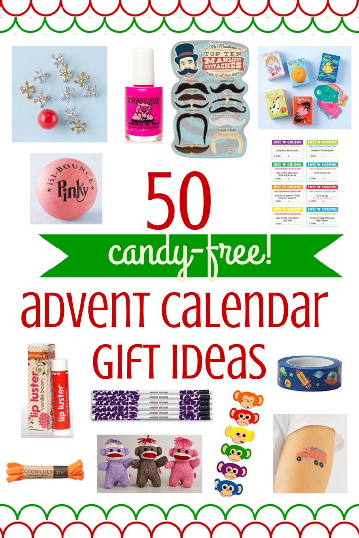 50 Ideas For Candy-Free Advent Calendar Gifts - Savvy Sassy Moms Christmas Countdown Calendar Gifts