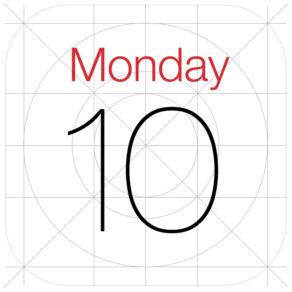 8 Ios 7 Calendar Icon Images - Ios 7 Calendar App Icon, Iphone Calendar Icon For Iphone