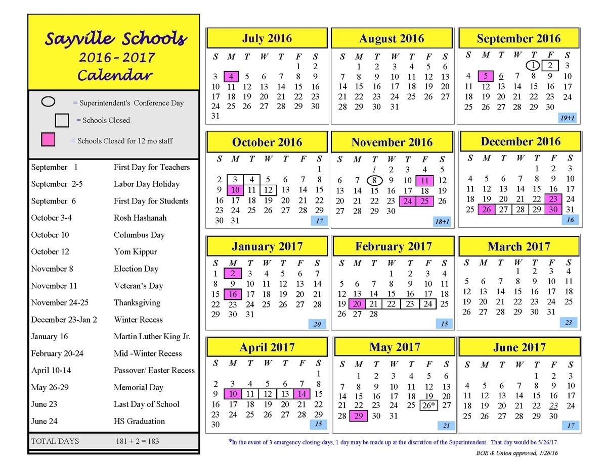 Perky Boces 2 School Calendar Printable Blank Calendar Template