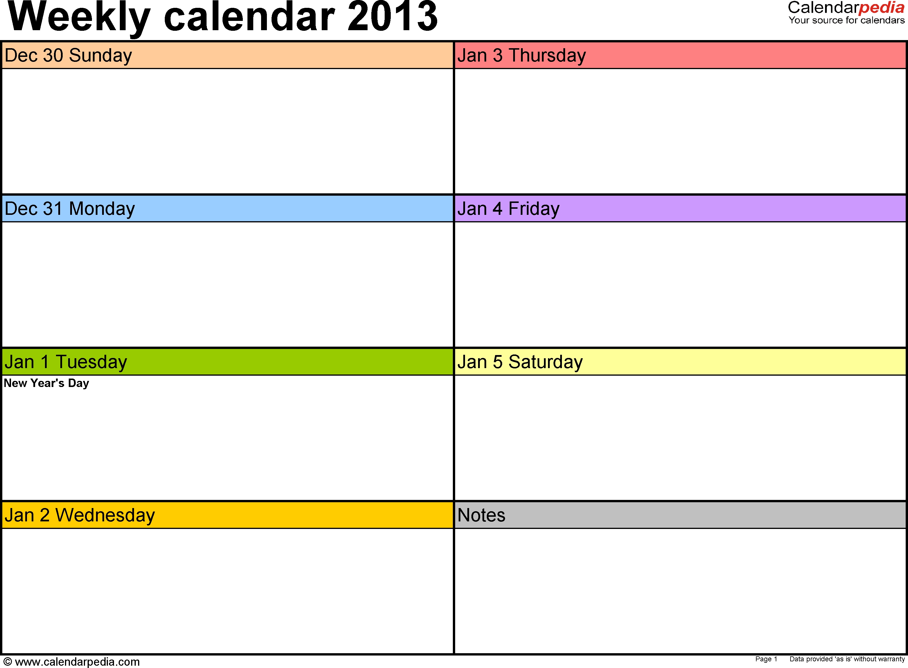 Blank Weekly Calendar Template Editable Word | Smorad Calendar Template For Mac