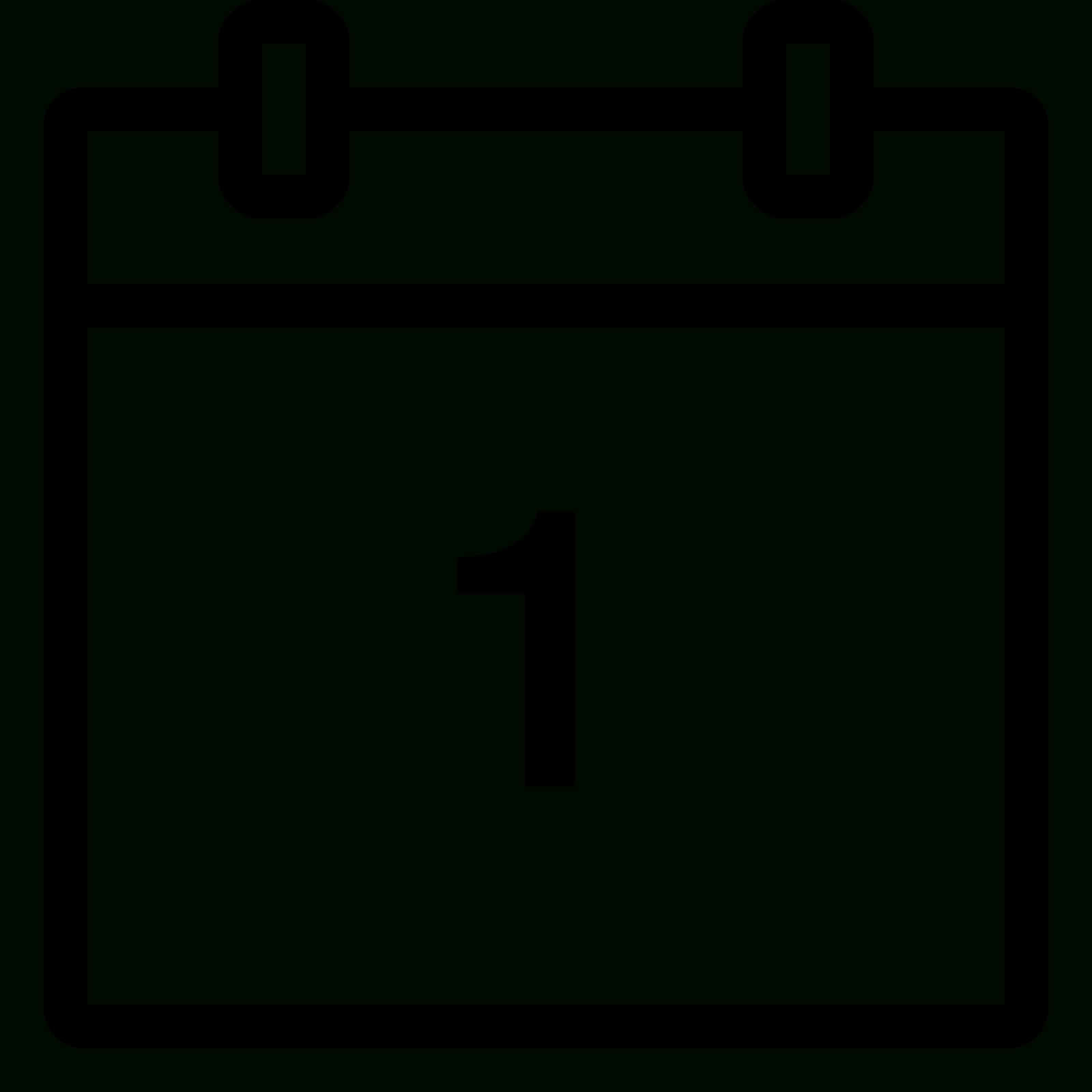 Calendar 1 Icon - Free Download At Icons8 Calendar Icon For Iphone