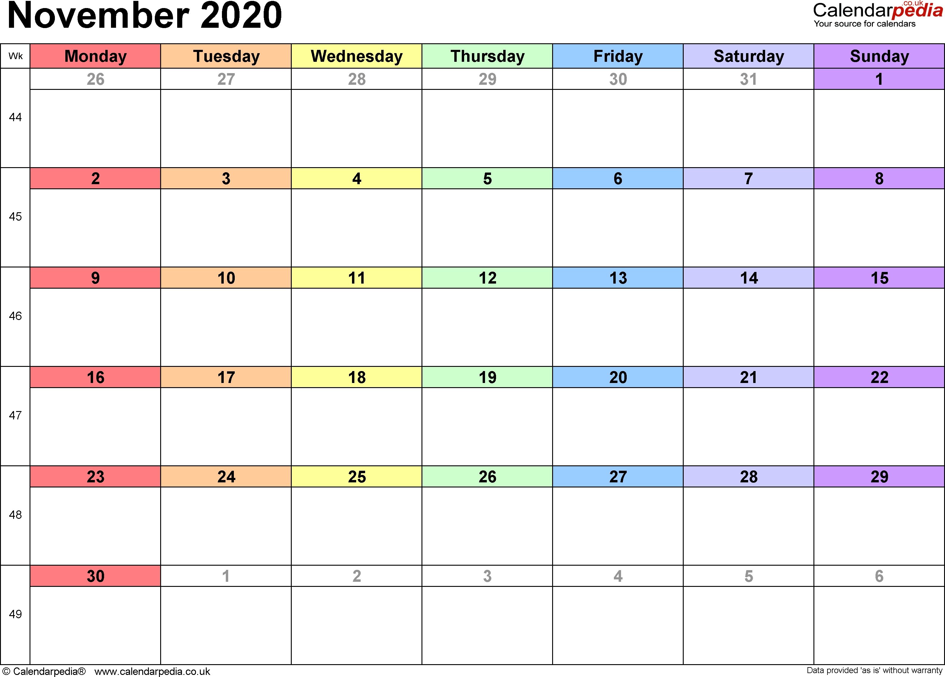 Calendar November 2020 Uk, Bank Holidays, Excel/pdf/word Templates November 3 2020 Calendar