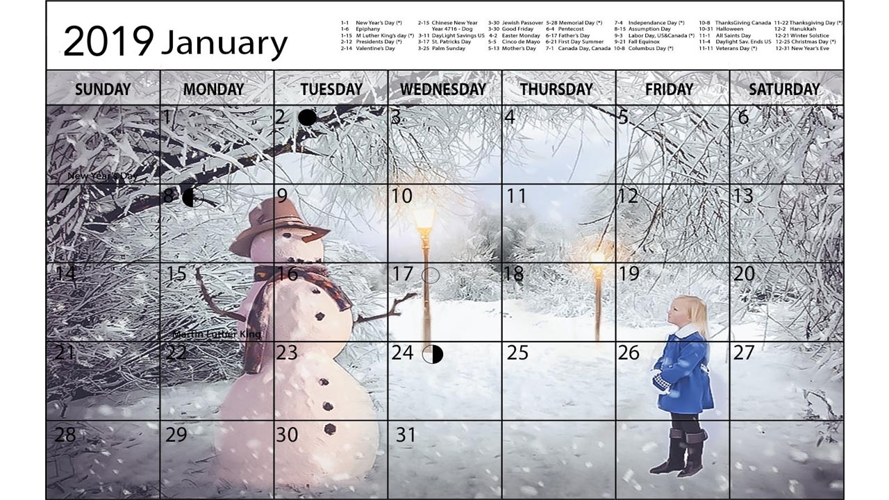 Calendar Templates 2019 For Photoshop How To Make A Calendar Template In Photoshop