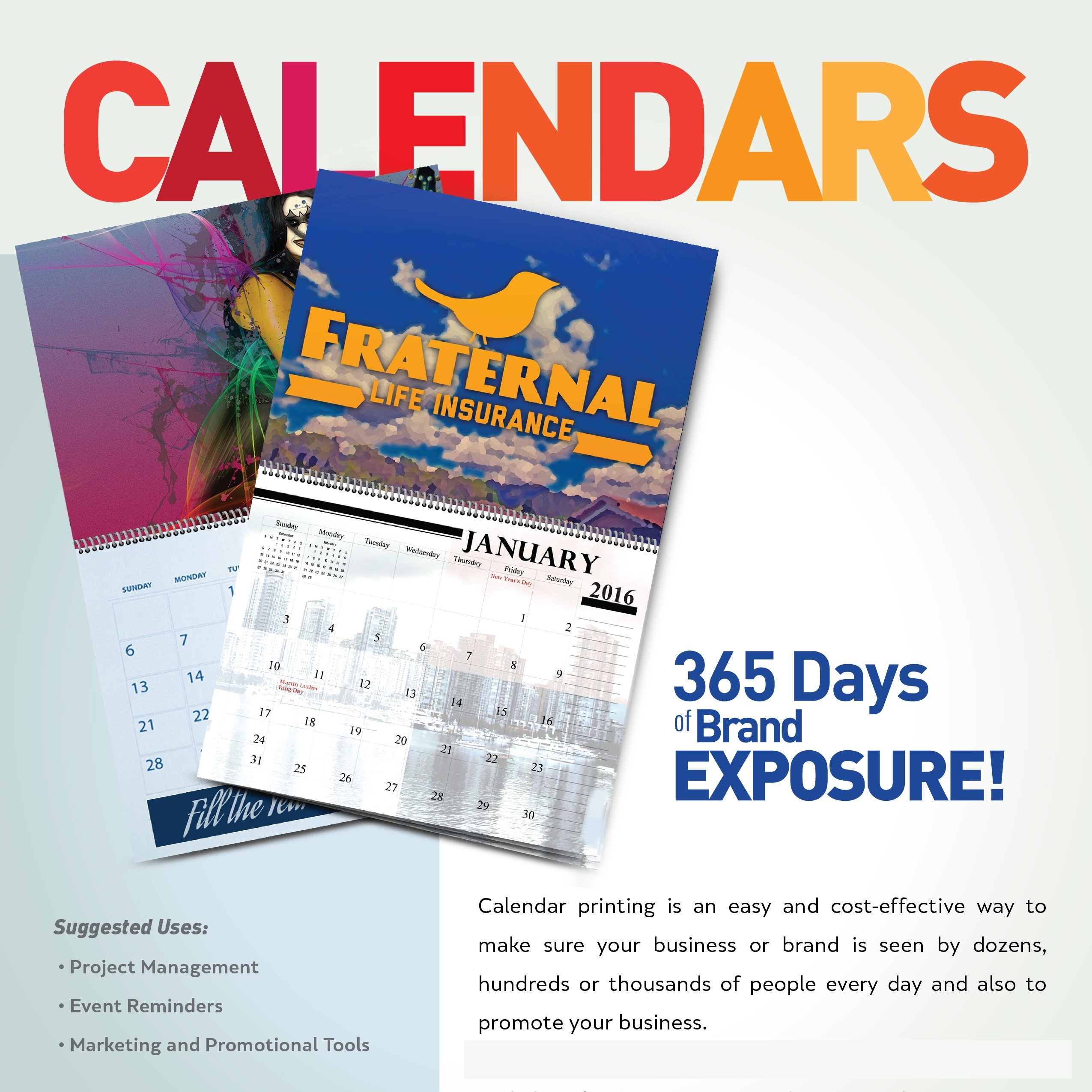 Calendars - Tempest Studios Custom Calendar Printing Near Me