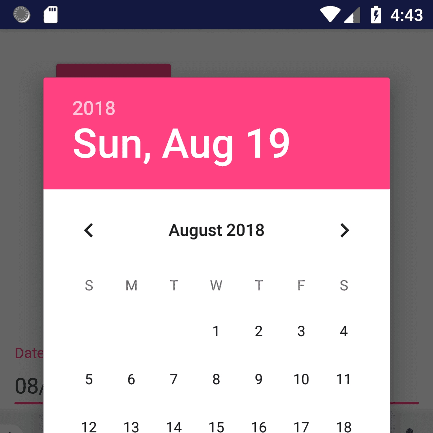 Calling An Android Datepicker Fragment From A Fragment And Getting Month Calendar Get Selected Date C