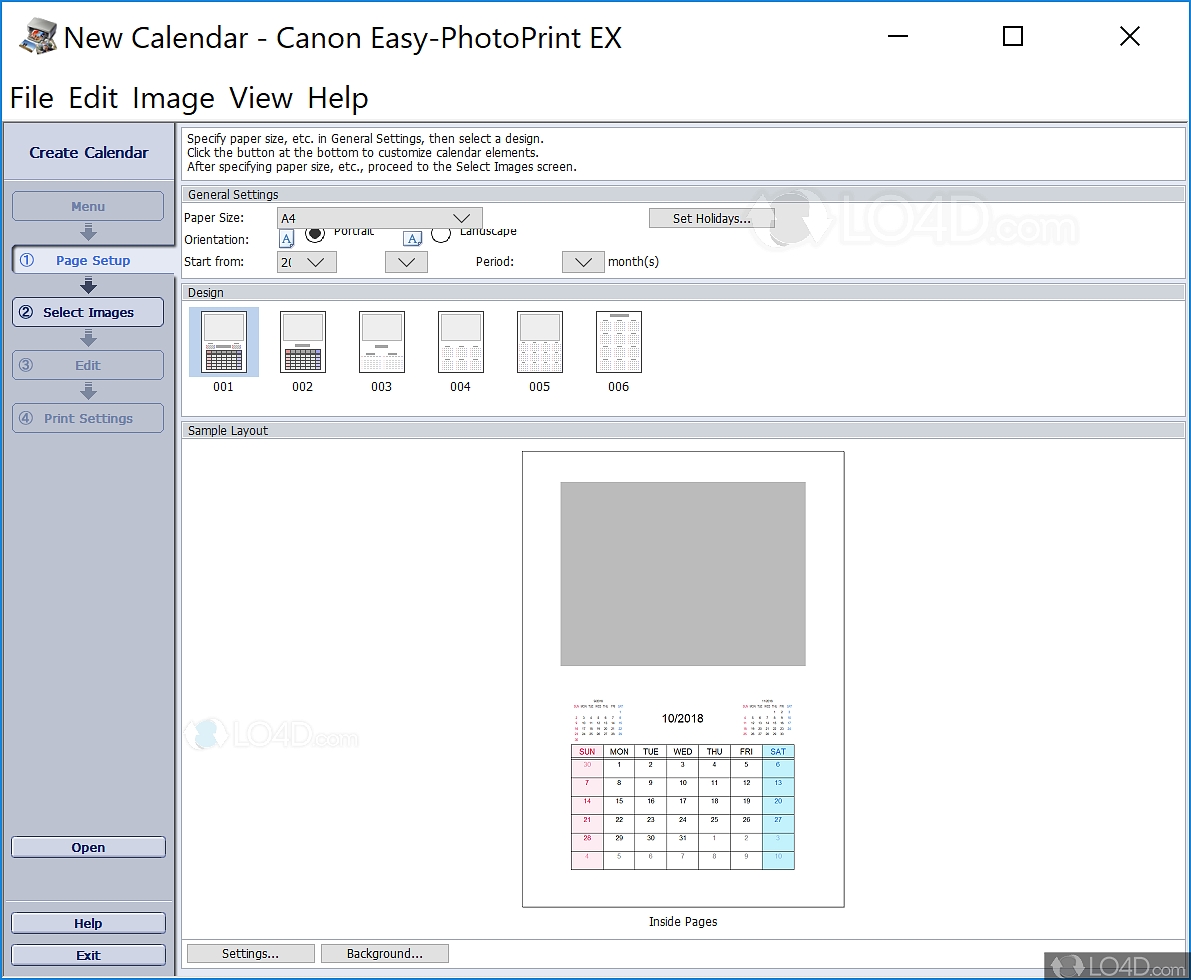 Canon Easy-Photoprint Ex - Download Calendar Printing Software For Windows 7