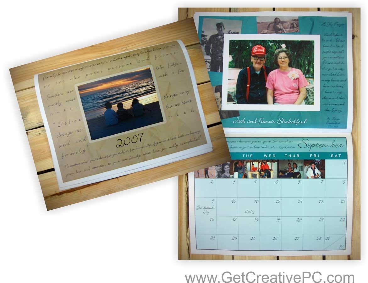 Canvases, Calendars And Christmas | Custom Printed Holiday Gift Custom Calendar Printing Near Me