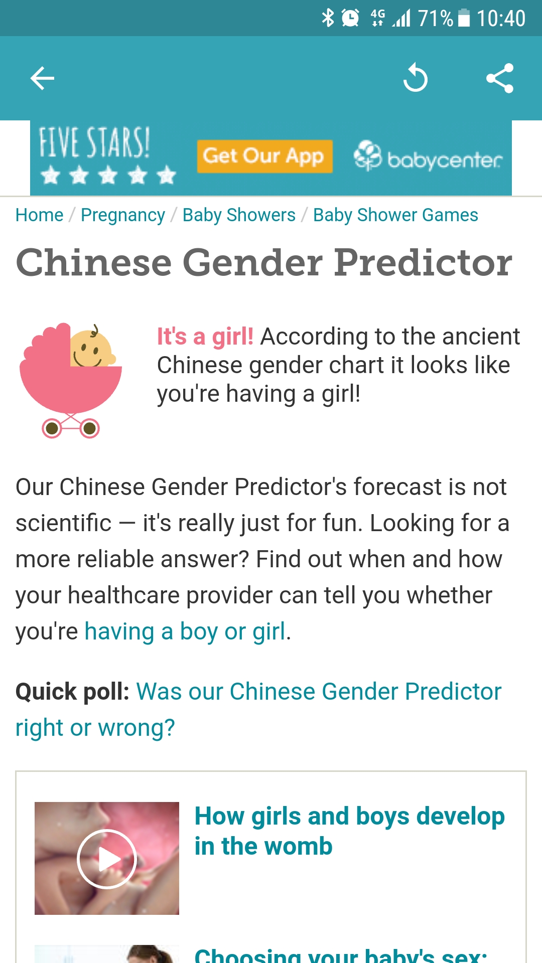 Chinese Gender Predictions - May 2018 Babies | Forums | What To Expect Chinese Zodiac Calendar Baby Gender