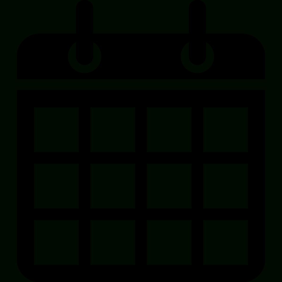 Calendar Icon Open Source Printable Blank Calendar Template