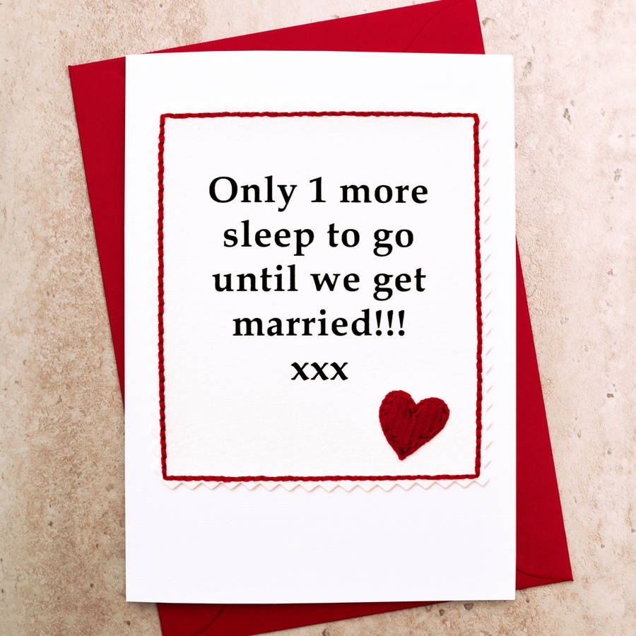 Countdown&#039; Wedding Card For Husband Or Wife By Jenny Arnott Cards 1 Year Wedding Countdown Calendar