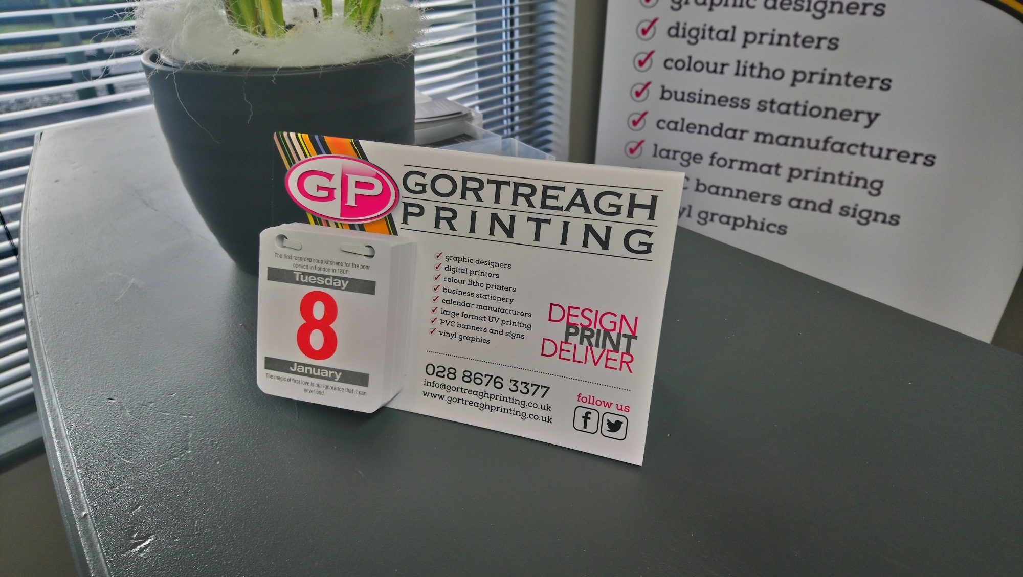 Custom Calender Design | Gortreagh Printing | Cookstown | Co Tyrone Calendar Printing Northern Ireland