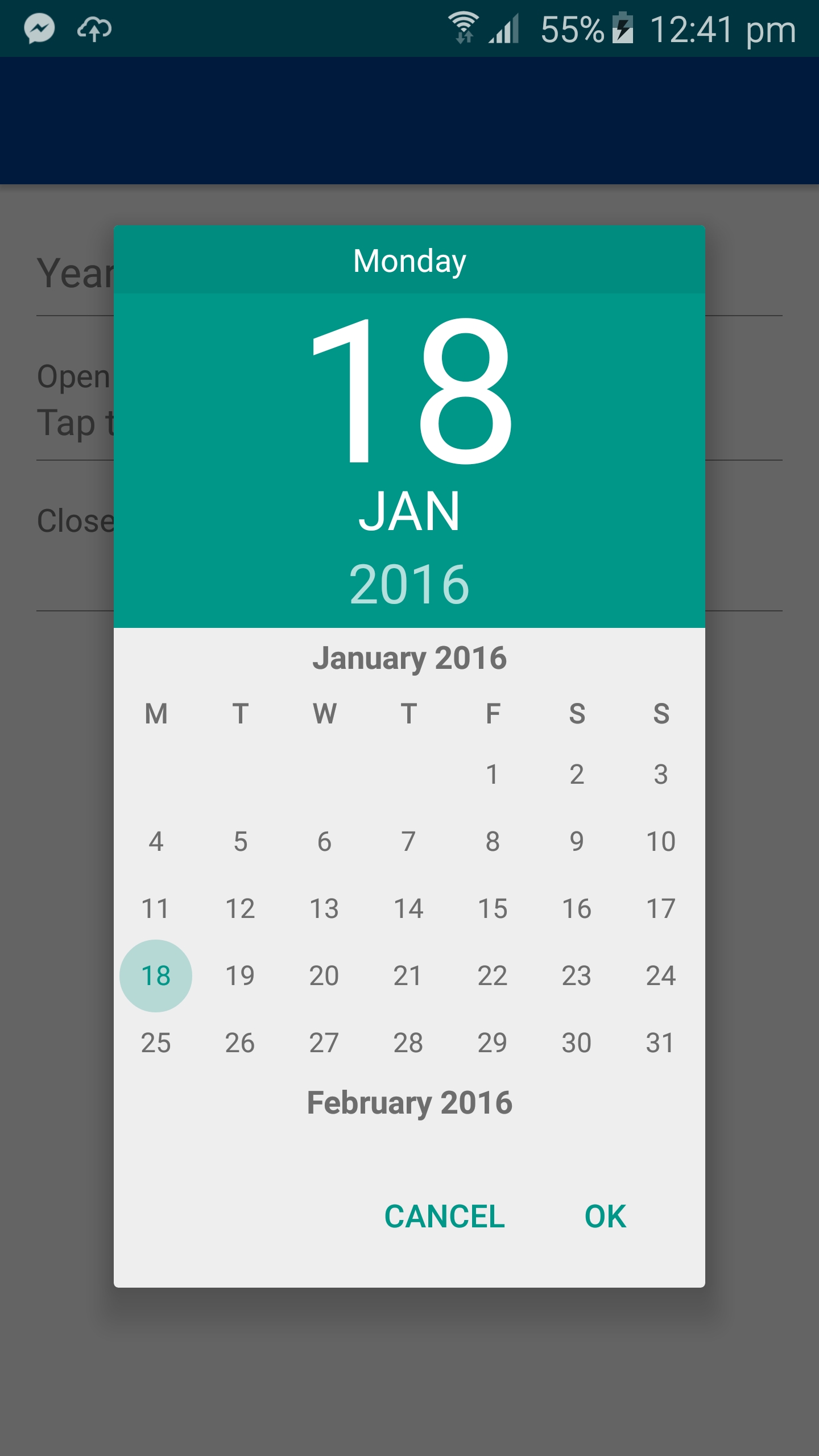 Android Calendar.