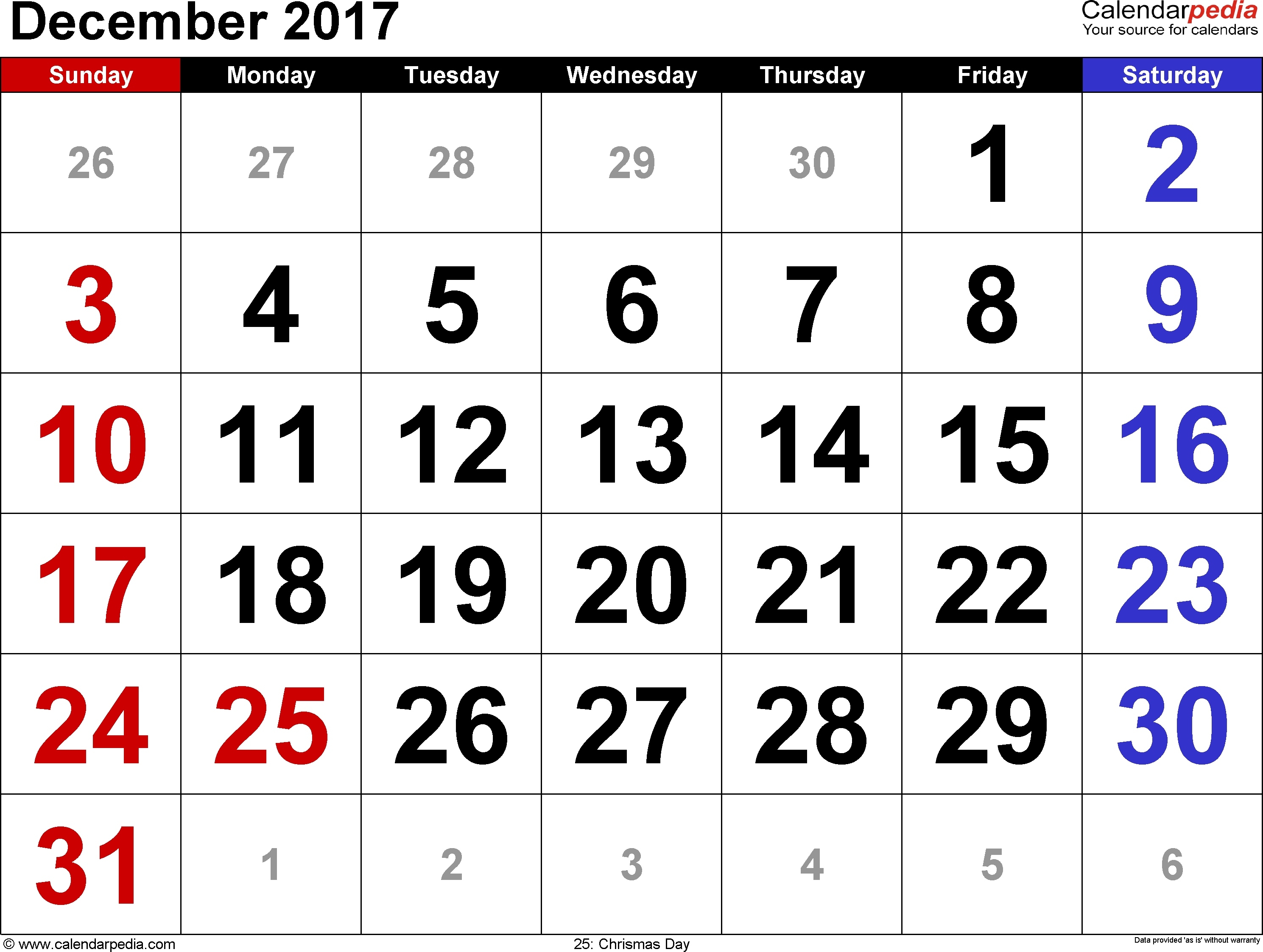 December 2017 Calendar With Holidays Uk | Printable Calendar Yearly Calendar Of Holidays In December
