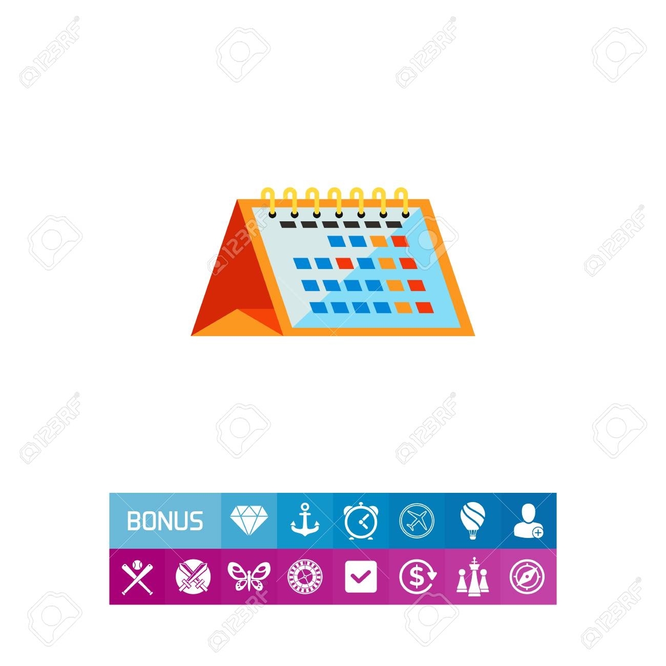 Desktop Calendar Icon Royalty Free Cliparts, Vectors, And Stock Calendar Icon On Desktop
