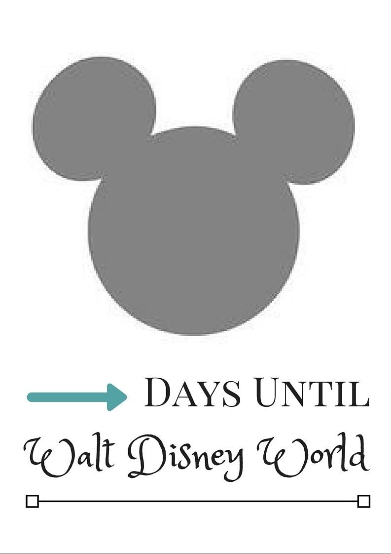 Disney Countdown Calendar - Printable Mickey Mouse Calendar Disney Countdown Calendar App