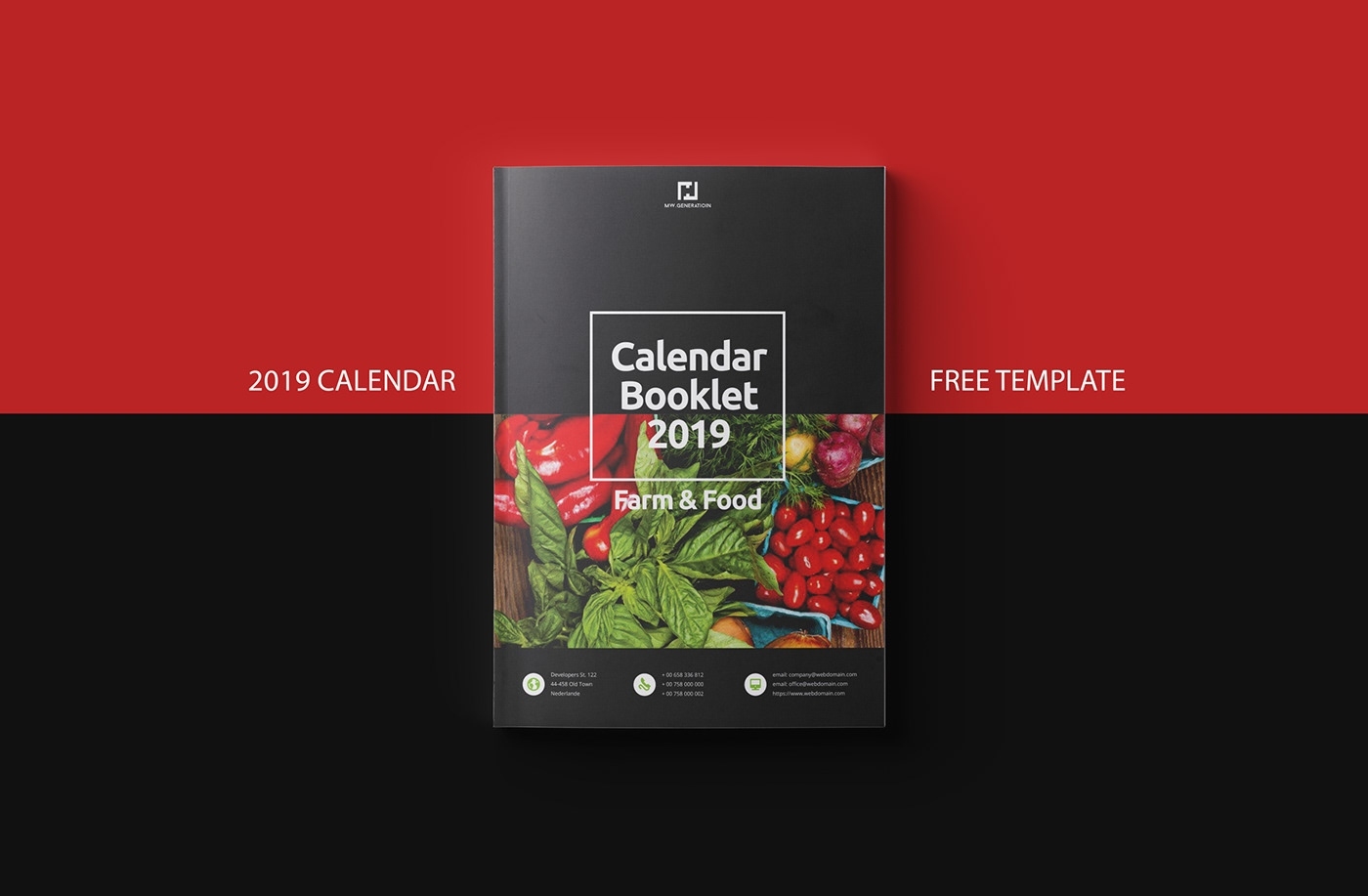 Free Calendar 2019 Indesign Template On Behance Free Calendar Template Indesign