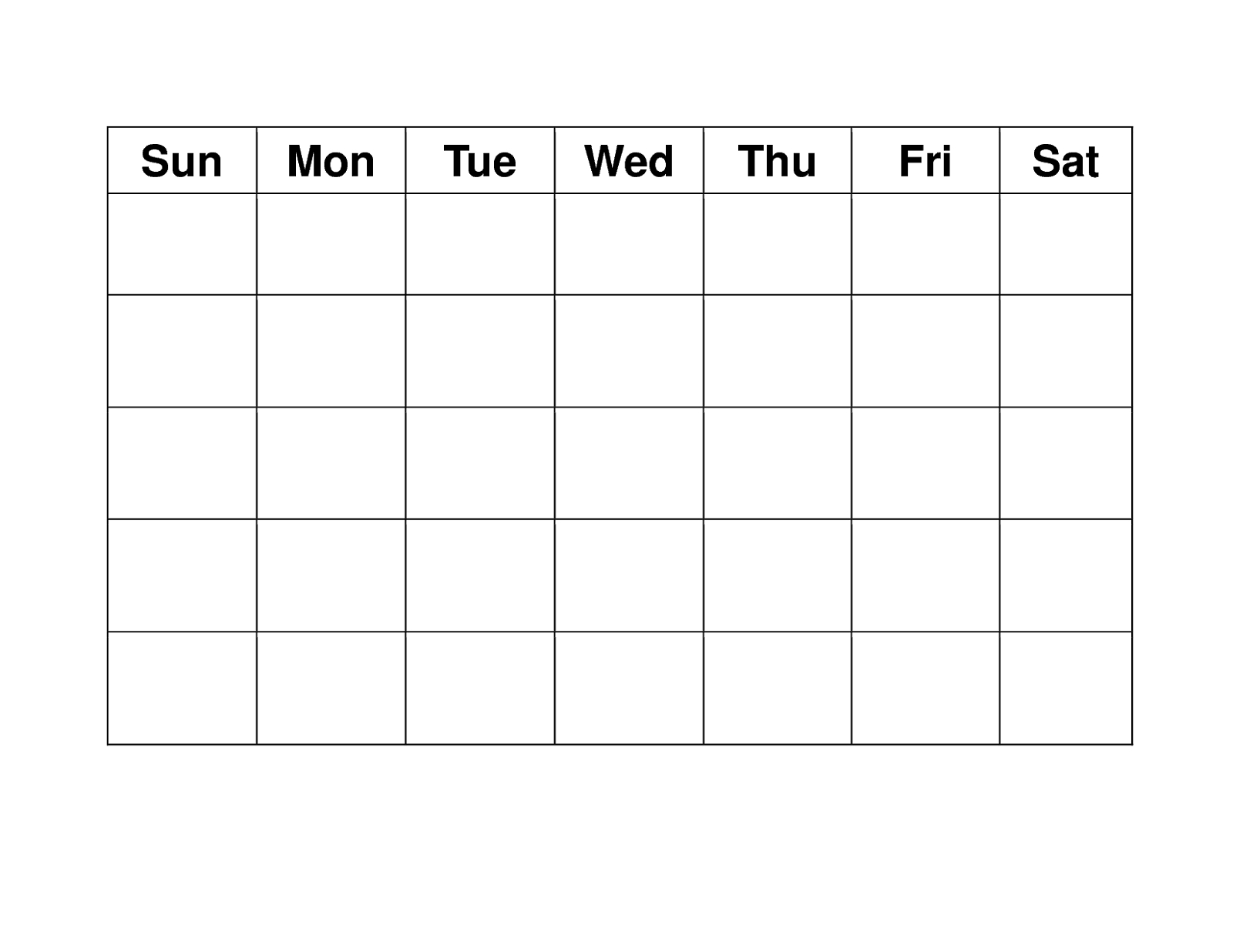 Exceptional 4 Week Calendar Blank Printable Blank Calendar Template