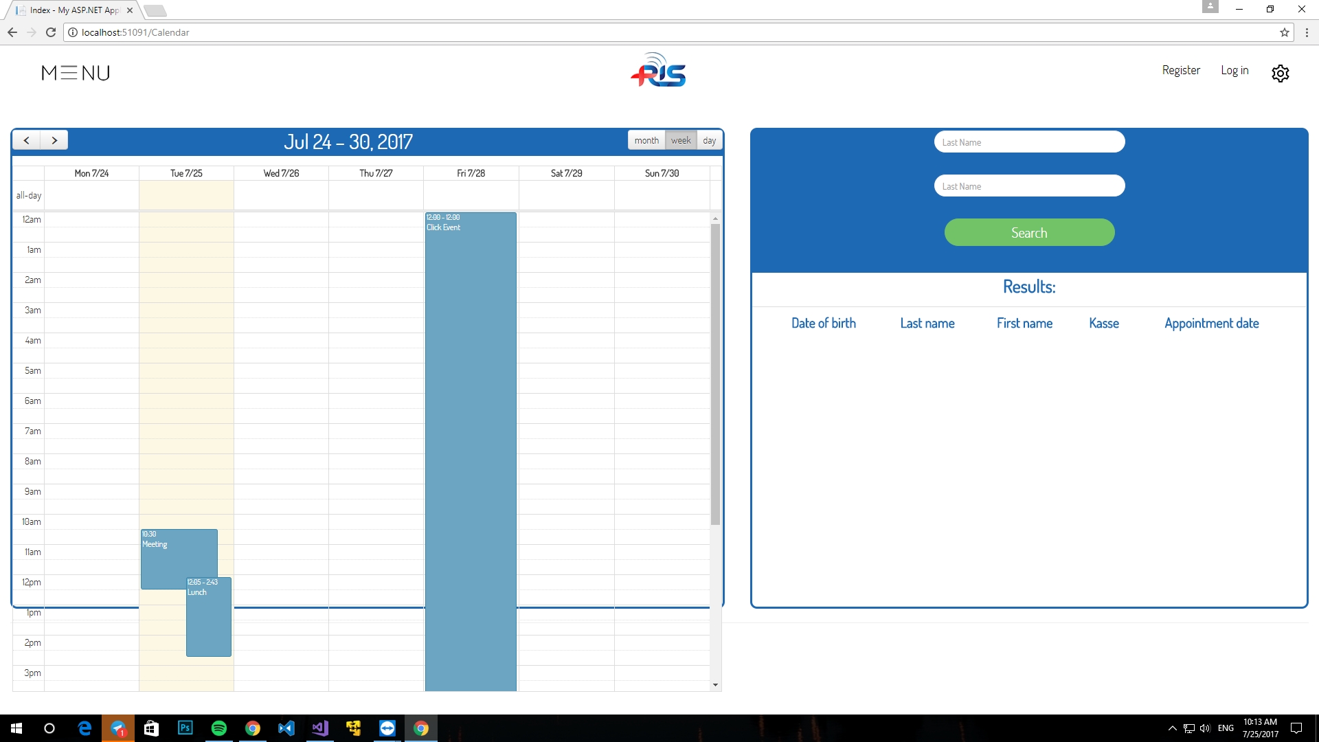 Fullcalendar Getting Out Of Div (Asp) - Stack Overflow Full Calendar Icon Event