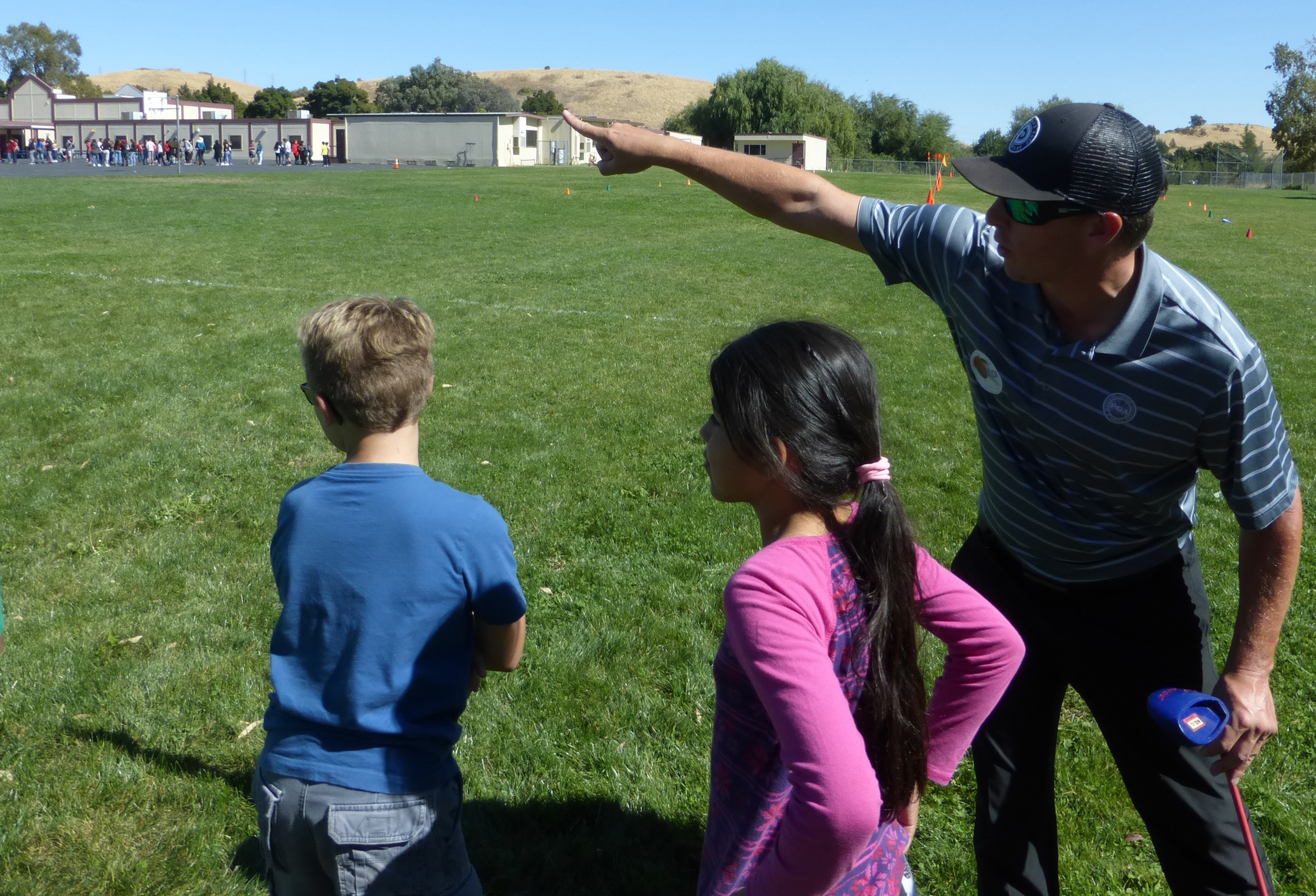 Golf Instructors Show B. Gale Wilson Students How To Get A Grip Remarkable B Gale Wilson School Calendar