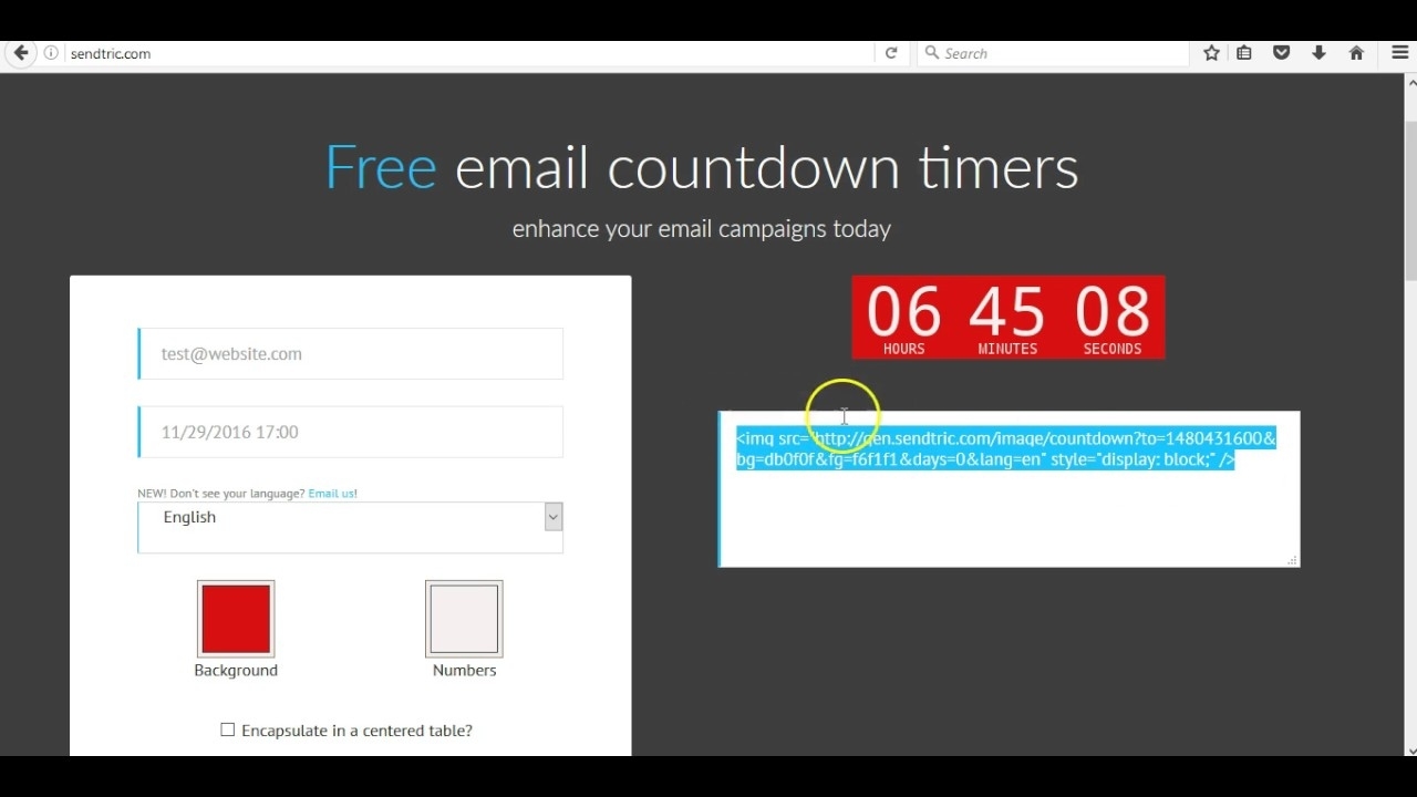 How To Add Email Countdown Timer On Your Email Free - Youtube Create A Countdown Calendar In Outlook