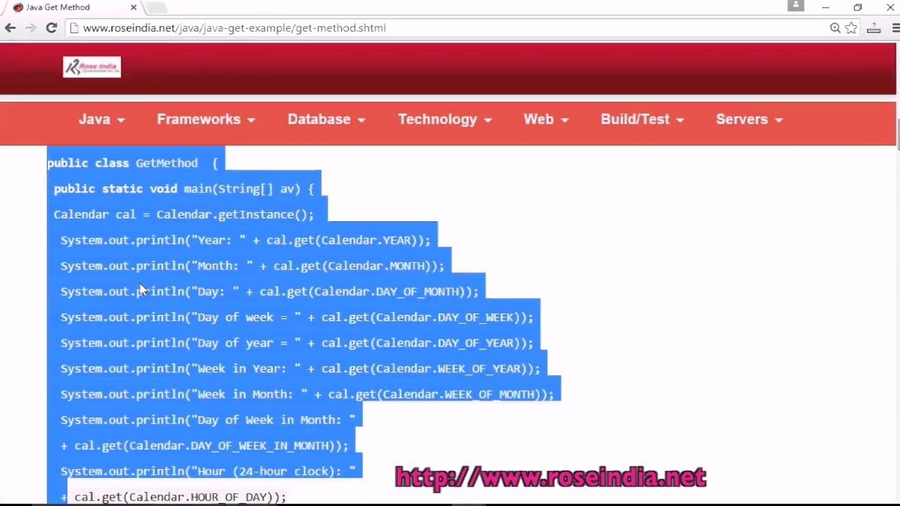 How To Get Day Month And Year From Date In Java? - Youtube Calendar Get Month Java