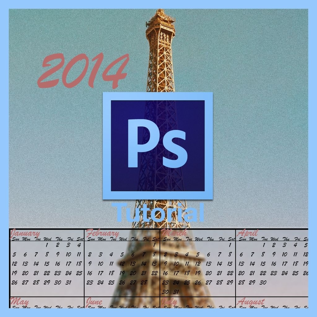 How To Make A Calendar In Photoshop: 4 Steps How To Make A Calendar Template In Photoshop