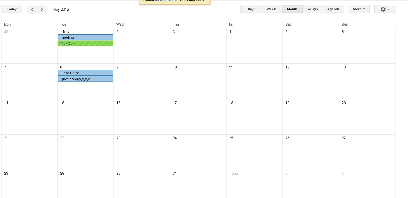 How To Make Month View Calendar Like Google Calendar? - Stack Overflow Calendar Month To View