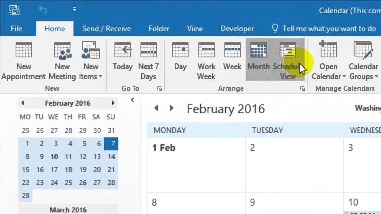 How To Print Calendar In Outlook - Youtube Printing Calendar From Office 365
