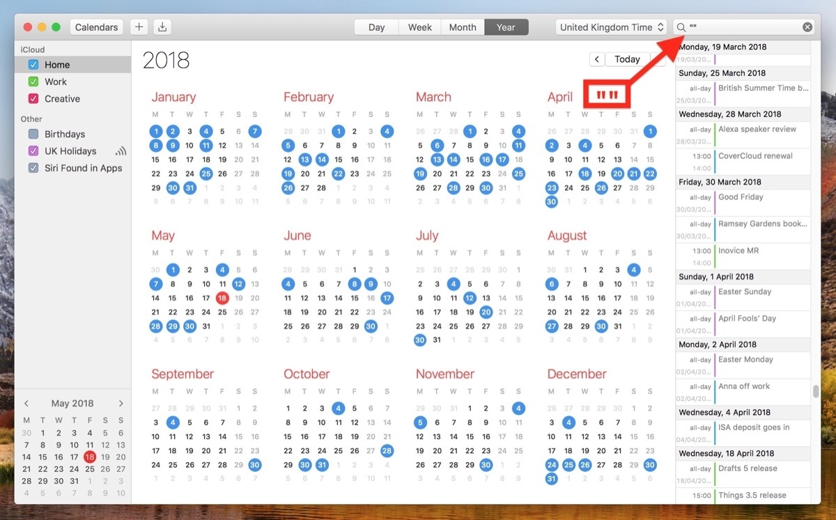 How To View All Events As A List In Your Mac&#039;s Calendar App - Macrumors Calendar Printing App For Mac