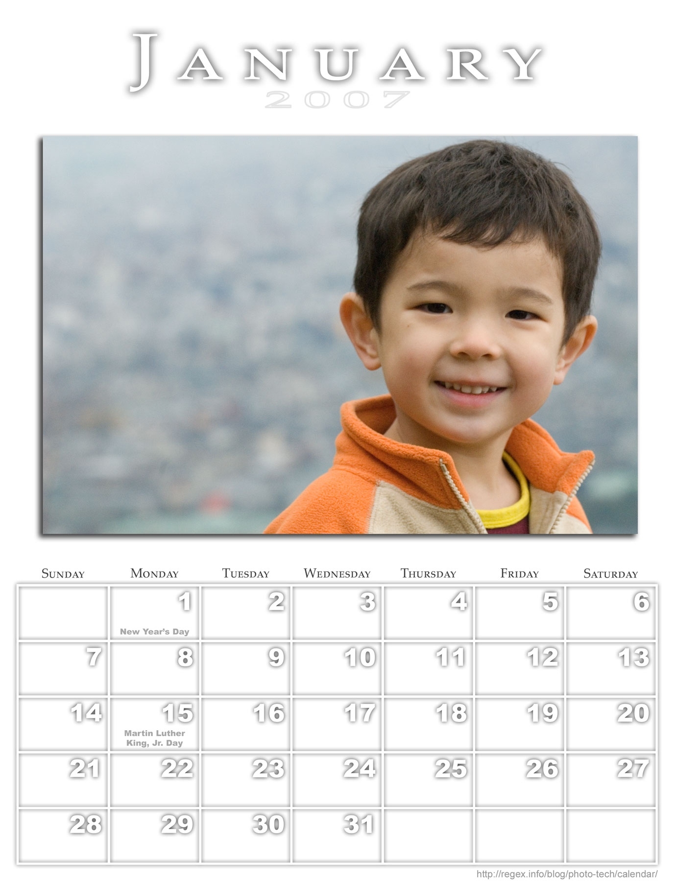 Jeffrey Friedl&#039;s Blog » Jeffrey&#039;s Photoshop Calendar-Template How To Make A Calendar Template In Photoshop