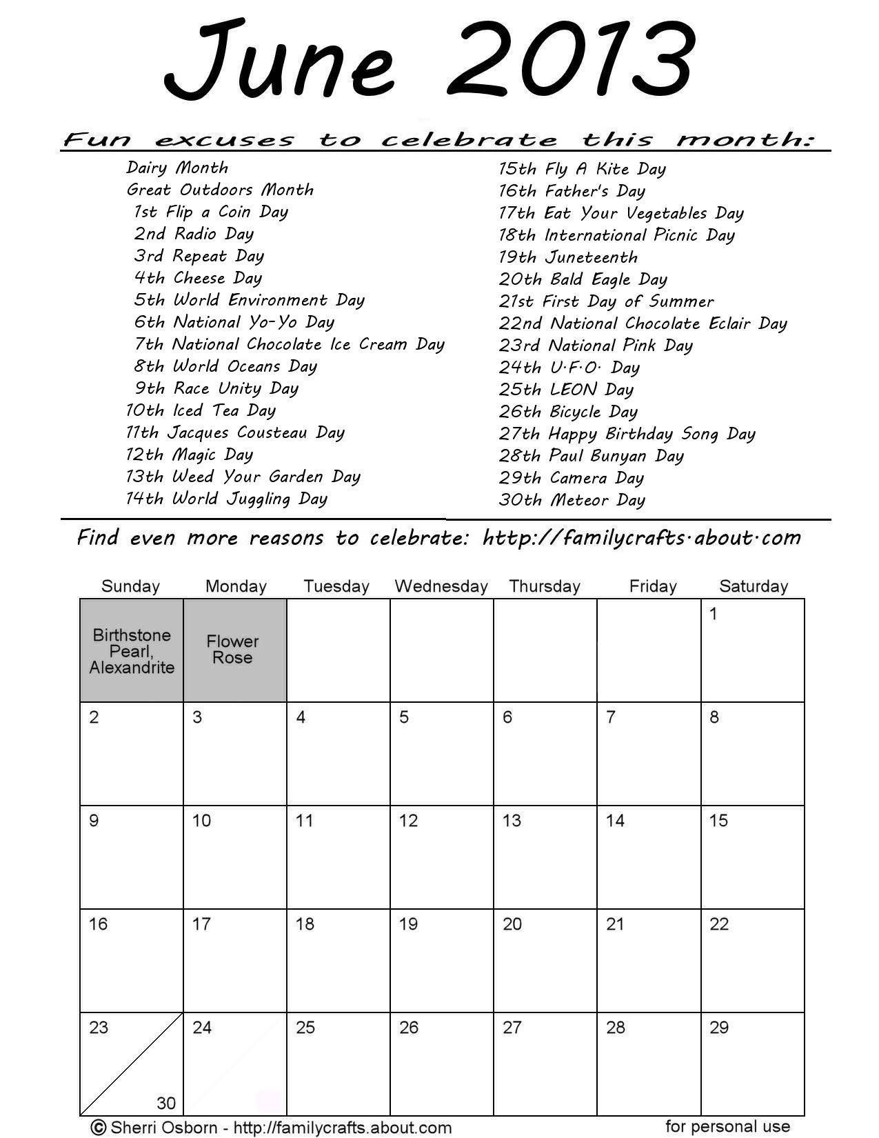 Month Names Printables | Themed Days | Holiday Calendar, Calendar Monthly Calendar Of Special Days