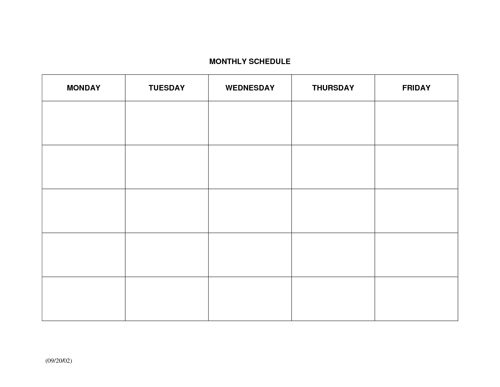 Monthly-Schedule-Calendar-Template-Printable-Large Calendar Template Schedule Monthly