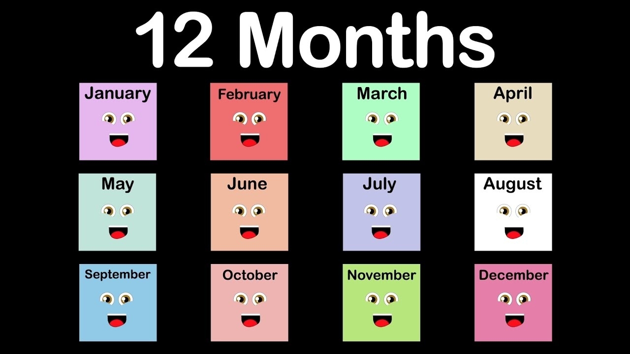 Months Of The Year Song/12 Months Of The Year Song/calendar Song 1 Calendar Month Vs 30 Days