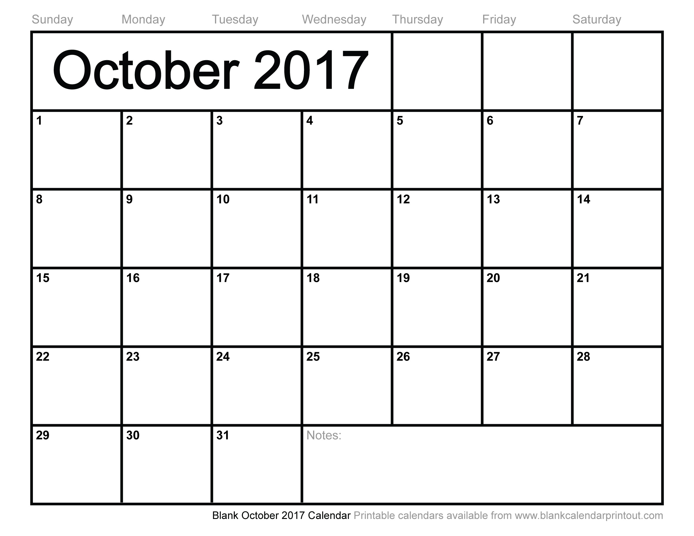 October Month Calendar 2017 - Bgadv Calendar Month Of October