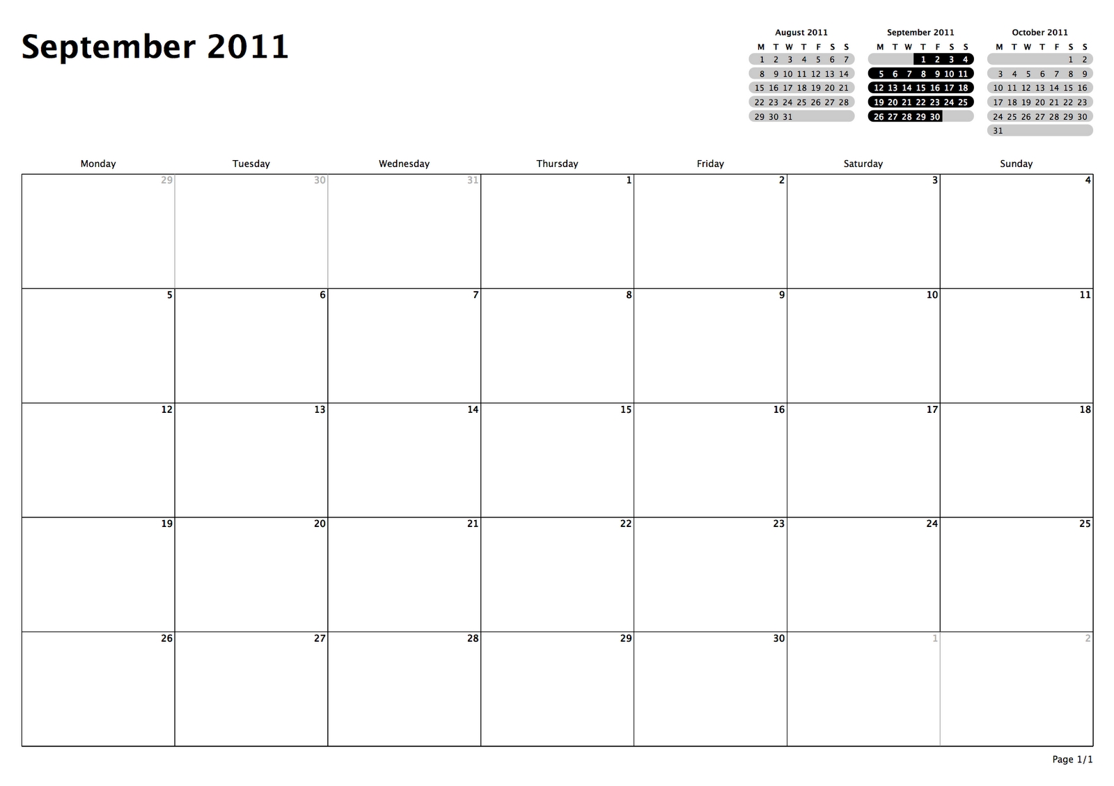 Philofaxy: Monthly View Calendars Calendar Month To View