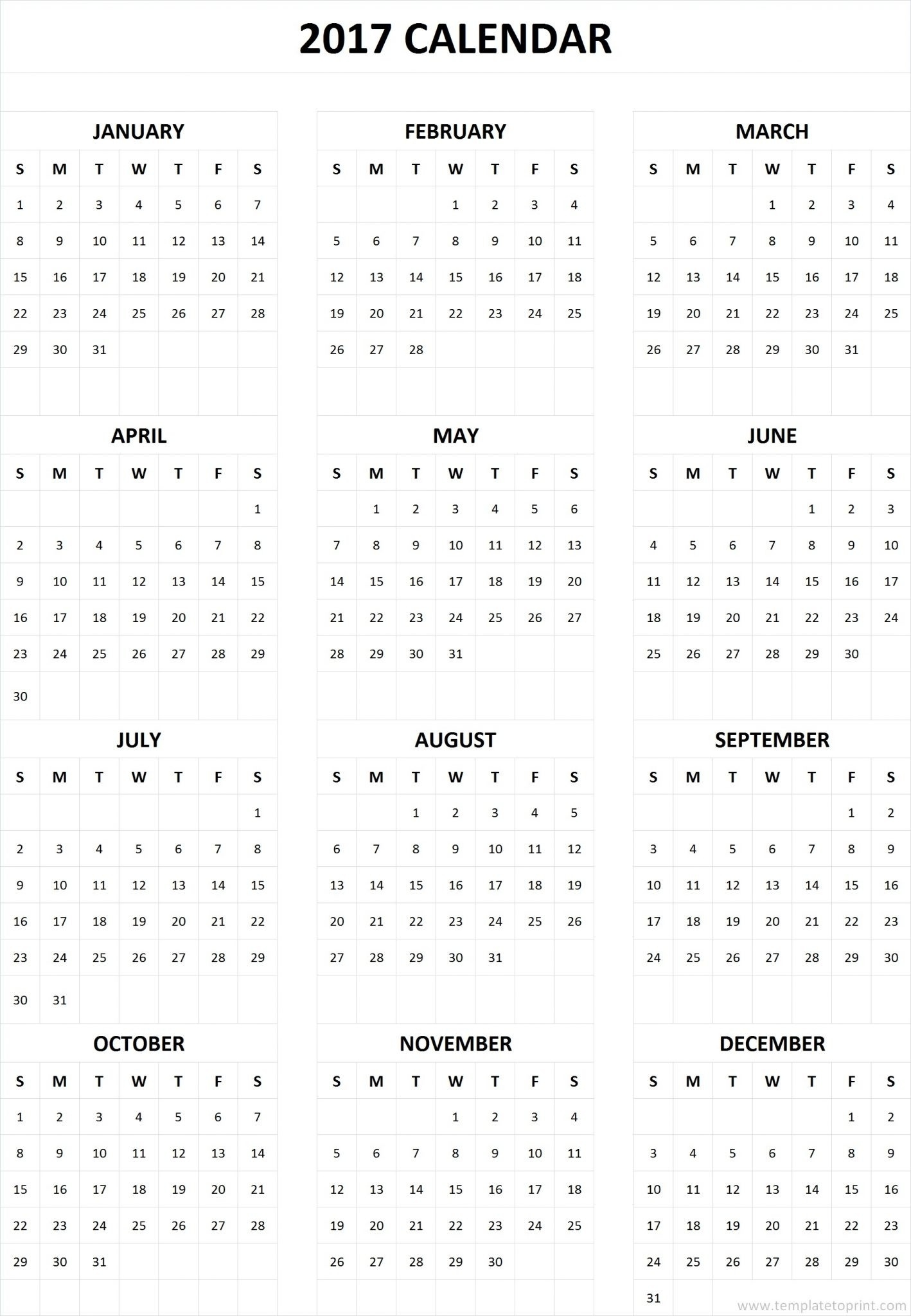 Printable Calendar One Page 2017 Calendar E Page – Printable Calendar Printing One Page