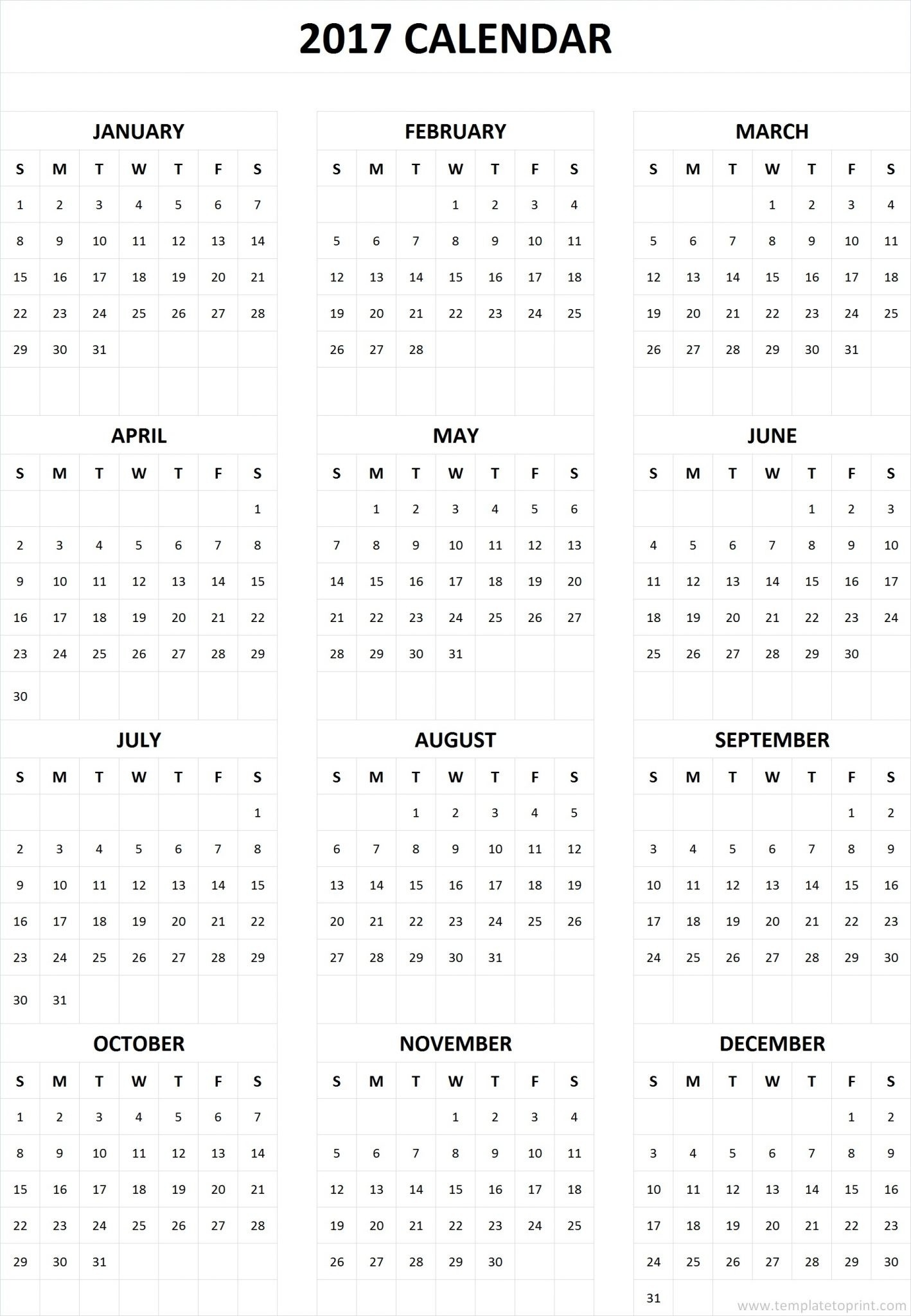 Calendar Printing One Page – Printable Blank Calendar Template