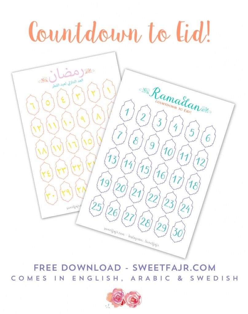 Ramadan Countdown – Free Download Calendar | Culture &amp; Holidays Calendar Countdown Free Download