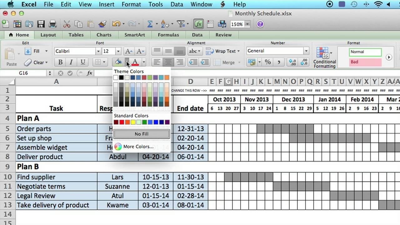 Release Calendar Template Excel Schedule How To Use Monthly In Calendar Template To Use