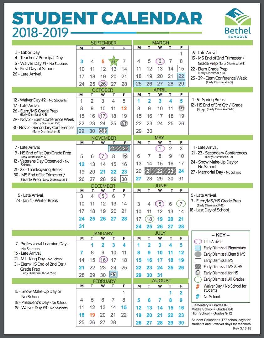 Schedules / Home Challenger 7 School Calendar