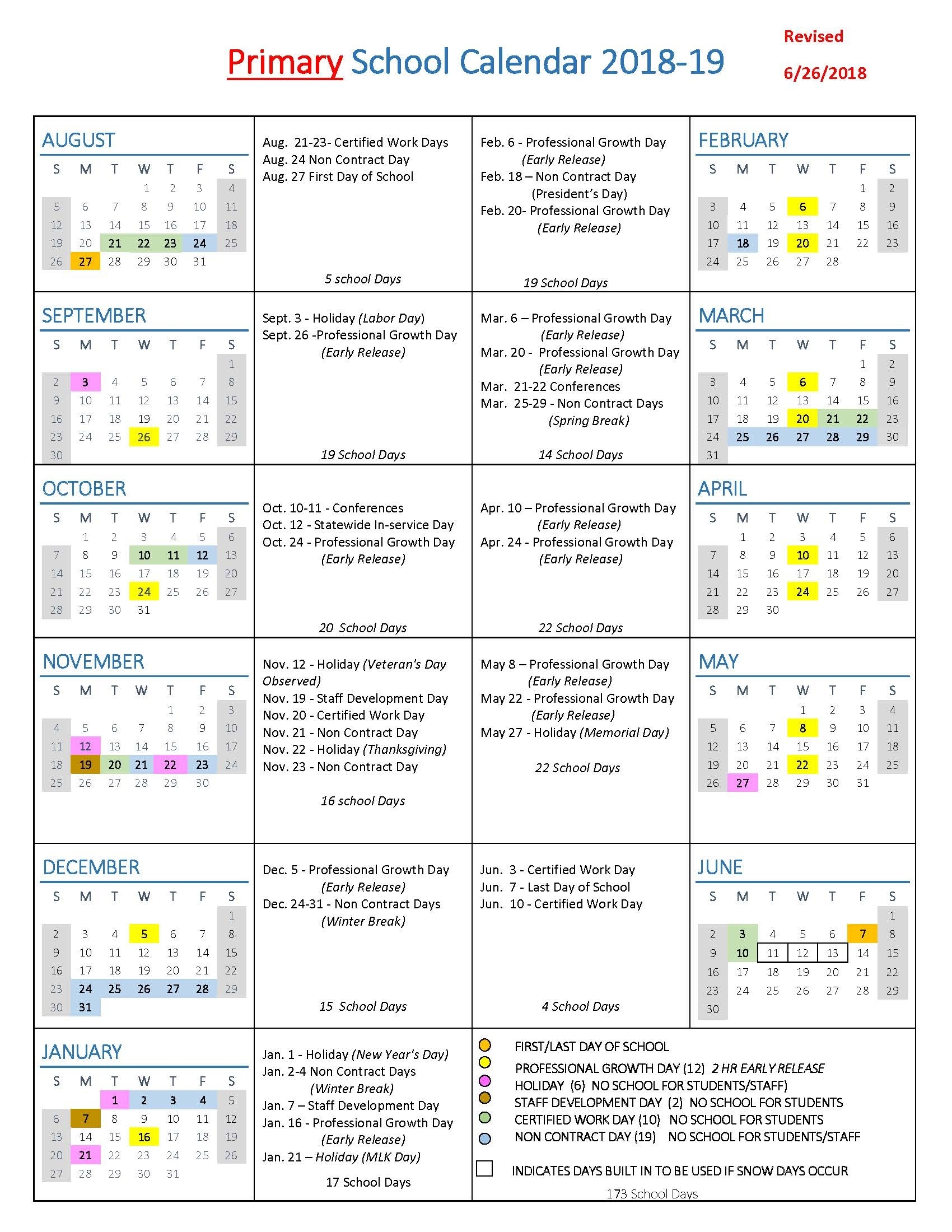School Year Calendars / School Year Calendars Exceptional 9 Week School Calendar