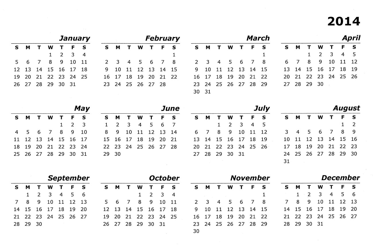 Single Word Requests - What Is This Calendar Called? - English Monthly Calendar Of Special Days