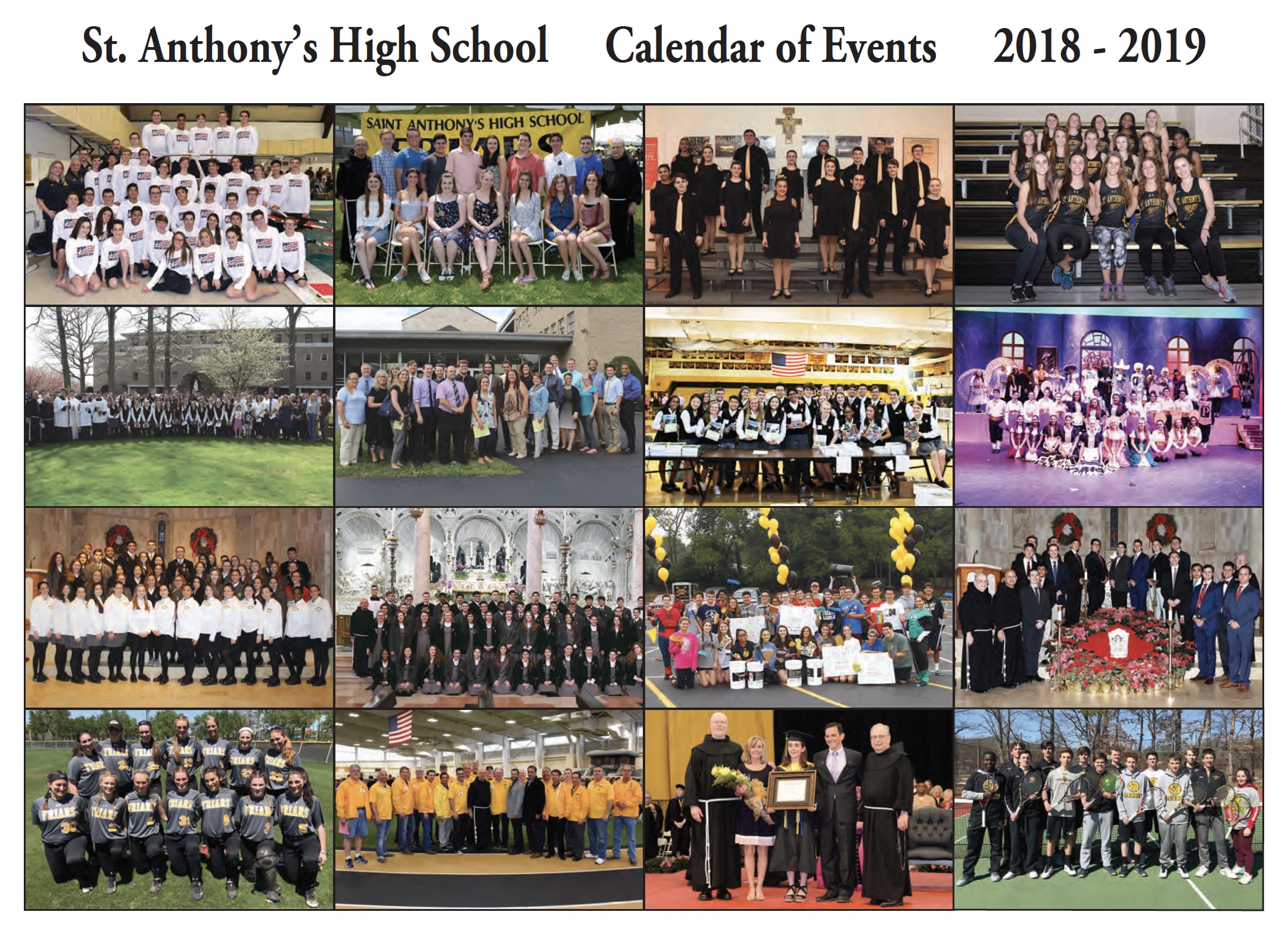 St. Anthony&#039;s High School Calendar Of Events 2018 - 2019 Exceptional Y Pant School Calendar