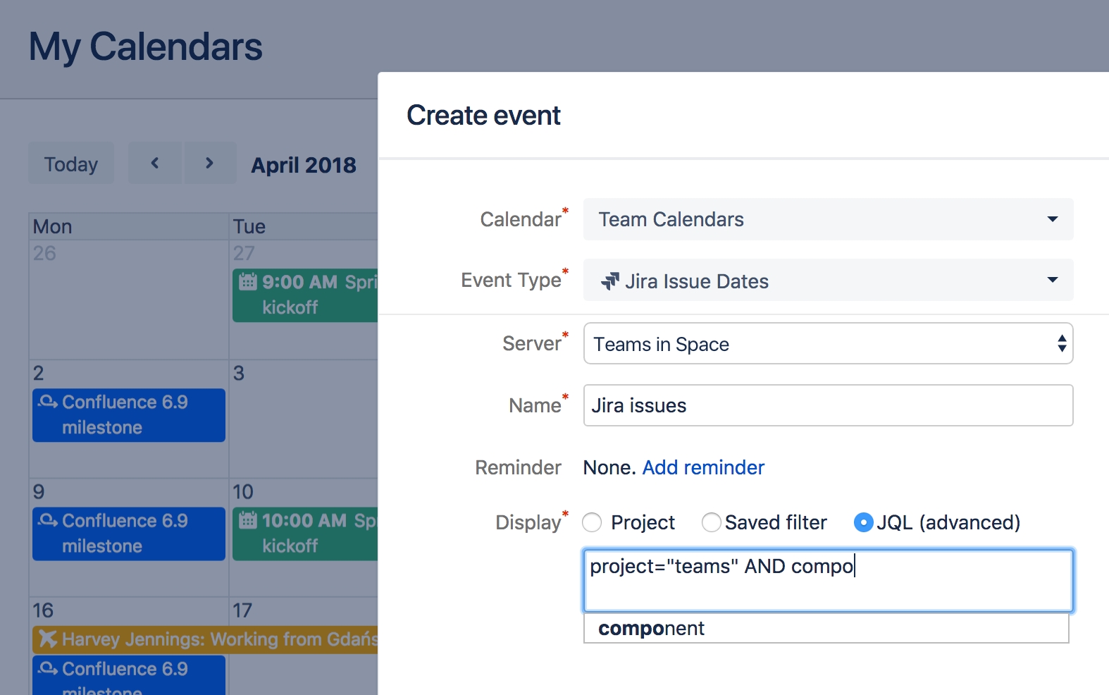 Team Calendars For Confluence | Atlassian Marketplace Calendar Printing Assistant Alternative